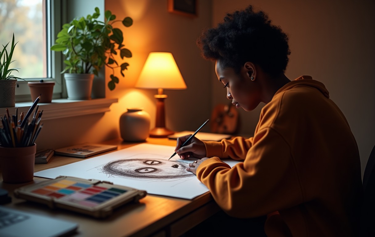 Streaming de arte e ilustração — Histórias Transformadoras Através da Arte