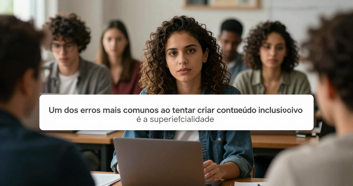 Criando conteúdo inclusivo — Evitando armadilhas comuns ao criar conteúdo inclusivo
